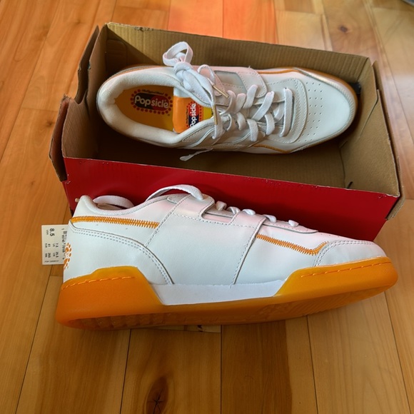 Rare Limited Edition Reebok Popsicle White Orange Mens Size 8.5 GY2433 Trainers - Picture 8 of 9